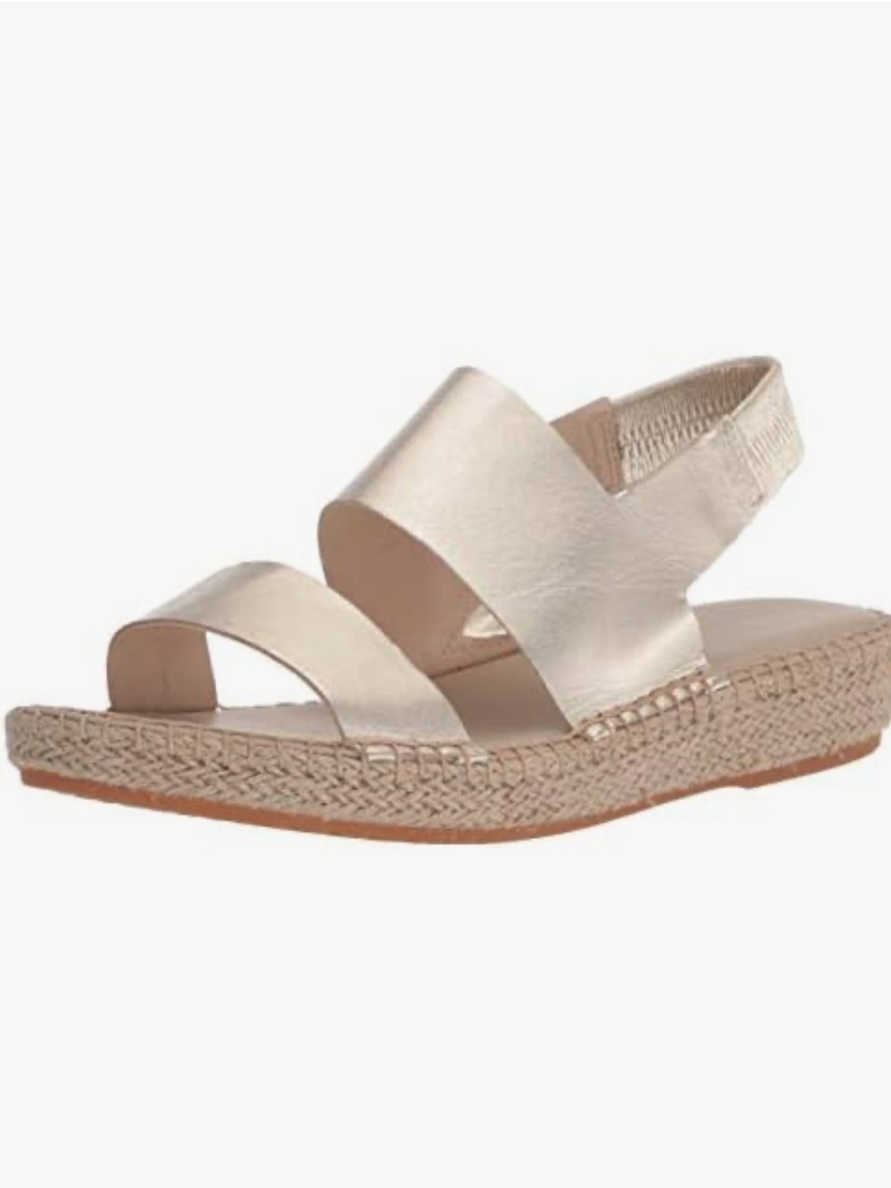 Cole Haan CloudFeel Espadrille Metallic Sandal. Vacation. Beach. Comfort. SZ 7.5